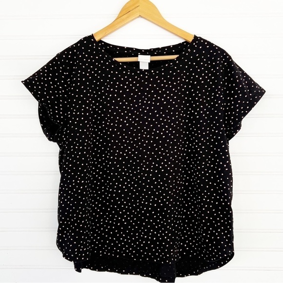 H&M basic short sleeve top Size Large - Picture 1 of 8